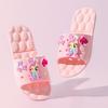 Novas Pantufas de Banho Vazando com Solado Macio de Eva para Casais, Homens e Mulheres, Pantufas de Banho Vazando para Interior