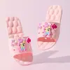 Chinelos Dobráveis Femininos para Viagem de Negócios Sandálias de Casa para Casa Solado Macio Antiderrapante Chinelos Internos de Banheiro para Mulheres