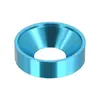 Arandela de tornillo avellanada cóncava de aleación de aluminio de colores, anillo de junta anodizado azul cielo m2m2.5m3m4m5m6