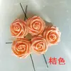 Flores Artificiais de Espuma Rosa 8cm Cabeças de Flor Rosa Pe com Hastes Buquê de Casamento Caixa de Doces de Casamento Materiais DIY Atacado
