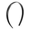 1.5 Diadema Negra Blanca con Forma de Lazo sin Dientes, Base para Pasador de Adulto de 39 CM de Largo, Accesorios para el Cabello DIY