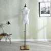 Loja de roupas modelo adereços janela feminina meio corpo manequim roupas display stand corpo falso vestido de noiva modelo rack