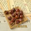 Serie de Curación Natural Cadena para Colgar Campana de Cáscara de Fruta Bolsa de Terapia de Sonido de Descompresión para Agitar a Mano Colgante de Carrillón de Viento Adorno Colgante Personalizado