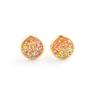 Aretes Gymnus de 10 mm acero inoxidable chapado en oro real racimo de cristal mineral aretes Gymnus AliExpress Amazon
