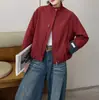 Gabardina corta para mujeres petite, chaqueta de moda con bloques de color, ropa de mujer, nuevo top casual holgado estilo europeo para primavera y otoño 2026
