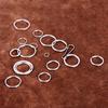 Anillo para Llaves de Acero Inoxidable 304 Anillo Plano Llavero Hebilla Colgante Pequeña Práctica Hebilla para Llaves Variedad de Opciones