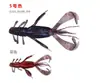 Yajie Pesca Señuelo Camarón Suave 10cm/10g Forma de Camarón Señuelo Suave Disponible en Ocho Colores para Pesca de Lubina