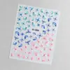 Celebridad de Internet Pegatinas para Uñas de Flores Secas Estilo Japonés Degradado de Flores Secas Soñadoras Monet Pegatinas Pequeñas de Flores para Uñas Pegatinas de Decoración para Uñas