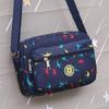 Bolsa de pano de flores Nova bolsa crossbody feminina Pano Oxford Bolsa de mãe de meia-idade e idosa Bolsa Bolsa de ombro multicamadas Bolsa de lona