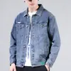 Chaqueta de Mezclilla para Hombre, Marca de Moda, Corte Holgado, Nuevo Estilo Primavera 2026, Chaqueta Casual Americana de Trabajo, Prenda Superior para Hombre de Primavera y Otoño