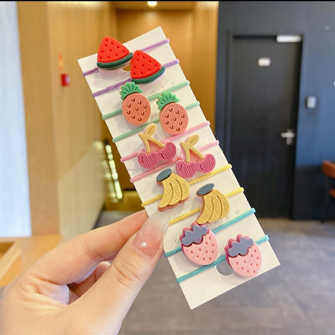 毛绒拇指圈卡通皮筋