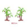Adornos para Pastel de Cocotero Decoración para Pastel de Cumpleaños Planta Árbol 8cm14cm Tamaño Grande Pequeño Simulación Tridimensional Cocotero