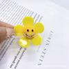 Acrílico pequeño girasol fresco colorido cara sonriente infantil soporte de airbag para teléfono móvil accesorios para el cabello creativos accesorios DIY al por mayor