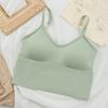Camisola Feminina Multicor Transfronteiriça Macia e Confortável com Alça de Ombro Ajustável Costas Nuas Lingerie