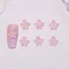 Item Popular Transfronteiriço: Decorações de Unhas Flor de Cerejeira de Cinco Pétalas Gelo-Claro, Pequenos Acessórios de Resina, Brincos DIY, Presilhas de Cabelo, Acessórios de Unha Vestíveis