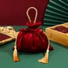 Bolsa de caramelo de terciopelo estilo ins caja de caramelo caja de embalaje bolsa de caramelo caja de regalo de boda bolsa de caramelo boda portátil