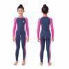 Roupa de Banho Infantil Dividida 2,5 mm Espessada de Inverno à Prova de Frio e Quente com Mangas Longas Conjunto para Meninos e Meninas, Roupa de Neoprene