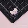 Accesorios de resina con lazo tridimensional de dos tonos empalmados para accesorios de pelo hechos a mano DIY, diademas, llaveros, materiales de pegamento de crema al por mayor