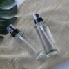 Frascos de Vidro com Dispenser para Loção, Frascos de Vidro Fosco para Cosméticos, Novos Cosméticos em Estoque, Produtos para Cuidados com a Pele no Atacado