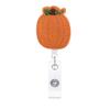 Halloween caricatura fieltro calabaza hoja de arce retráctil hebilla de fácil extracción tela pájaro giratorio carrete de insignia de fácil extracción