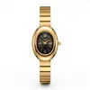 Reloj de cuarzo popular para mujer transfronterizo con pulsera ovalada de acero, números romanos, estilo vintage de lujo ligero para commuting, al por mayor