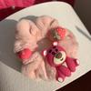 Pinza de Garra de Oso de Fresa Grande Lindo Clip de Pelo de Dibujos Animados de Felpa Dulce Pinza de Tiburón para Niñas 2026 Nuevos Accesorios para el Cabello Pasador de Pelo