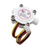 Sensor de Flujo de Agua Hall Interfaz G1/4 para Dispensador de Agua y Purificador de Agua, Medidor de Flujo de Agua Rosca Externa de 2 Puntos para Uso en Máquina RO