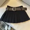 Cinturón Estilo Retro para Mujer 2026 Moda para Figuras Menudas, Combinado con Falda Corta Plisada, Falda Larga de Cintura Alta Nueva Estilo Primavera y Verano