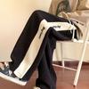Calça de Veludo de Inverno Transfronteiriça Masculina Outono Estilo Americano High Street Marca Tendência Calça Reta Solta Calça Casual Calça de Moletom Masculina