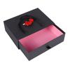 Estuche de regalo rectangular portátil de papel Kraft con diseño de lápiz labial de color sólido y perfume tipo cartera con cajón para los ojos.