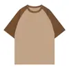 Roupas Femininas Transfronteiriças 2026 Gola Redonda Solta Larga Ombro Caído Manga Curta Camiseta Feminina Traga Sua Própria Foto Versátil Top Casual