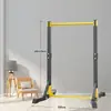Barra de dominadas para casa, interior, para adultos, sin taladro, barra de pull-up, de pie en el suelo, barra para colgar estiramientos infantiles, equipo de fitness para el hogar