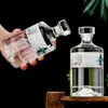 Botellas de Licor Vacías, Botellas de Vidrio, Botellas Reutilizables de 250ml 500ml, Botellas de Vino de Cocina Blanco Cristalino, Botellas de Vino de Vidrio