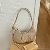 Bolsos de Ante y Terciopelo Europeos y Americanos de Nicho para Mujer Otoño Retro Moda Estampado de Leopardo Tono Maillard Bolso de Hombro Único Cruzado