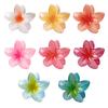8cm acessórios de cabelo da moda europeia e americana Amazon hot selling ovo flor grampo de cabelo colorido rabo de cavalo garra de cabelo updo grampo de cabelo superior