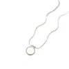Collar Redondo de Perla Madre Gris de Plata de Ley S925 para Mujer, Estilo Ins, Elegante y Versátil, Cadena para Clavícula de Diseño de Nicho