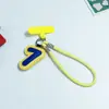 Novo Strap de Celular Pingente Digital de Couro da Huayang, Chaveiro Criativo Personalizado para Bolsa, Acessório Fofo