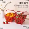 Cesta Pequena Preço de Atacado Cesta Plástica Portátil Colheita Descartável Cesta para Cogumelos Frutas Amora Morango 12,5kg Metabo