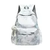 Mochilas para Alunas do Ensino Médio, Alunos do Ensino Fundamental II, Mochilas Personalizadas Estilo Coreano Tie-Dye, Mochilas Casuais Simples de Grande Capacidade para Alunos do Ensino Fundamental