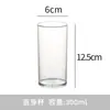 Taza Acrílica Transparente de Plástico Recta Restaurante Hotel Taza de Té Taza para Bebidas y Jugos Anticaída Comercial