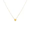 Nuevo Elegante Collar Transfronterizo de Piedra de Nacimiento de Diciembre para Mujer Retro Noble Color Dorado que Conserva el Color Collar con Colgante para Mujer