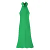 Vendedor em Destaque Internacional AliExpress Novidades Primavera 2026 Vestido Feminino Sem Mangas Textura de Cetim de Seda Laço 7823330