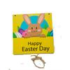 Ventas Directas de Fábrica Nuevos Regalos de Madera de Pascua Manualidades Creativas para Decoración del Hogar Etiquetas Colgantes de Conejo en Stock