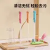 Cepillo para Popotes de Bebé, Cepillo para Chupones, Cepillo para Biberones, Cepillo de Limpieza para Bebés, Cepillo de Limpieza Pequeño de Cocodrilo para Niños, Cerdas Suaves y Longitud Extendida