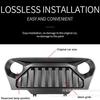 Parachoques Delantero Transfronterizo Adecuado para Jeep Wrangler 97-06 Rejilla de Pájaro Rejilla Delantera Enojada Rejilla TJ Wrangler