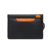 Nova Bolsa de Mão Masculina de Couro Genuíno de Luxo Leve Bolsa de Mão Envelope Casual de Grande Capacidade Bolsa de Braço Masculina para Negócios