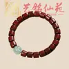 Pulsera Artística de Cuentas de Bambú con Múltiples Cuentas, Pulsera Creativa de Cuentas de Oración para Hombre, Joyería Femenina de Círculo Único Estilo Pareja