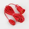 Portalámparas de tornillo con cable extendido de 20 m con enchufe, cable de extensión para portalámparas de estilo colgante LED