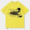 2025 Nuevo Modelo Sitio Web Independiente de Comercio Exterior Competencia Intensa Ilustración de Emoticono Gracioso Camiseta de Pájaro Canadiense Tonto