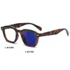 Gafas de cambio de color sin receta transfronterizas, estilo retro artístico, anti luz azul para computadora y teléfono móvil, gafas de alta gama sin receta